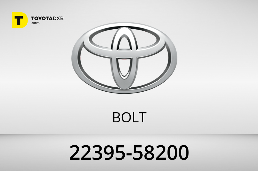 22395-58200 BOLT for Toyota