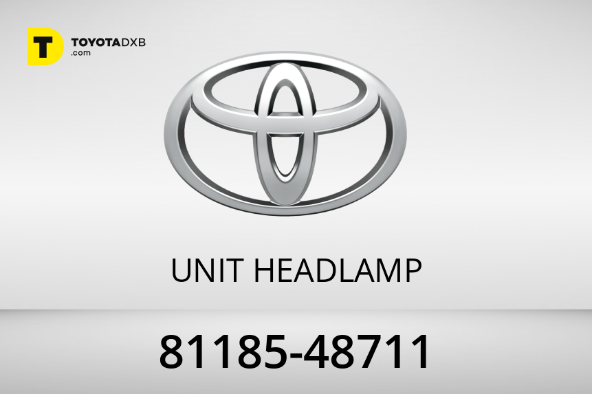 81185-48711 UNIT HEADLAMP for Toyota