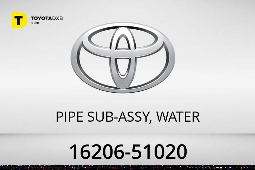 16206-51020 PIPE SUB-ASSY, WATER for Toyota
