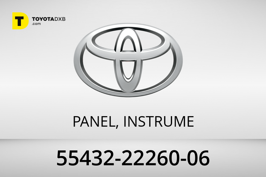 55432-22260-06 PANEL, INSTRUME for Toyota