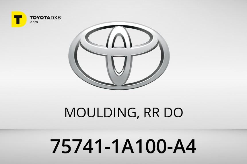 75741-1A100-A4 MOULDING, RR DO for Toyota