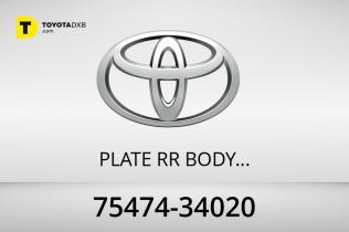 Toyota PLATE RR BODY NAME Toyota PLATE RR BODY NAME