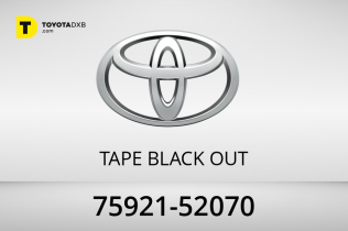 Toyota TAPE BLACK OUT Toyota TAPE BLACK OUT