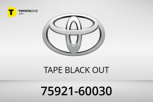 Toyota TAPE BLACK OUT Toyota TAPE BLACK OUT