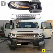 Toyota FJ CRUISER Radiator Grille & Head Lamps Set RR Style