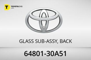 Toyota GLASS SUB-ASSY, BACK Toyota GLASS SUB-ASSY, BACK