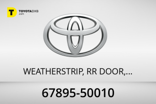 Toyota WEATHERSTRIP, RR DOOR, NO.3 RH Toyota WEATHERSTRIP, RR DOOR, NO.3 RH