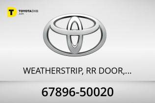 Toyota WEATHERSTRIP, RR DOOR, NO.3 LH Toyota WEATHERSTRIP, RR DOOR, NO.3 LH