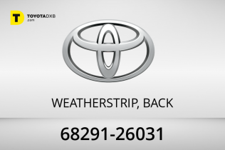 Toyota WEATHERSTRIP, BACK Toyota WEATHERSTRIP, BACK