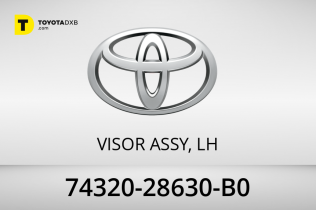 Toyota VISOR ASSY, LH Toyota VISOR ASSY, LH