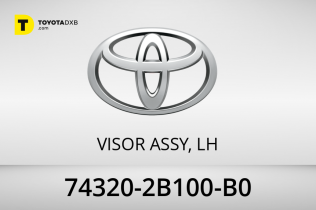 Toyota VISOR ASSY, LH Toyota VISOR ASSY, LH