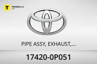 Toyota PIPE ASSY, EXHAUST, CTR Toyota PIPE ASSY, EXHAUST, CTR