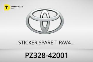 Toyota STICKER,SPARE T RAV4 5D