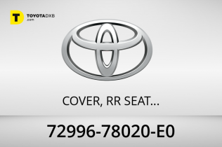 Toyota COVER, RR SEAT BACK Toyota COVER, RR SEAT BACK