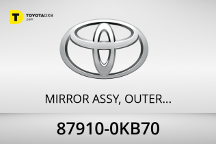 Toyota MIRROR ASSY, OUTER R Toyota MIRROR ASSY, OUTER R