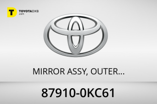 Toyota MIRROR ASSY, OUTER R Toyota MIRROR ASSY, OUTER R