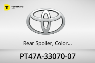 Toyota Rear Spoiler, Color 778 (ES350) Toyota Rear Spoiler, Color 778 (ES350)