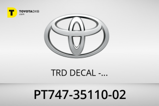 Toyota TRD DECAL - (FOR BLACK FJ CRUISER) Toyota TRD DECAL - (FOR BLACK FJ CRUISER)