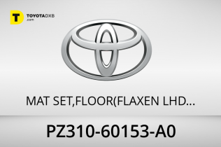 Toyota MAT SET,FLOOR(FLAXEN LHD GX w/ Fire Ext Toyota MAT SET,FLOOR(FLAXEN LHD GX w/ Fire Ext