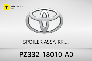 Toyota SPOILER ASSY, RR, RH Toyota SPOILER ASSY, RR, RH