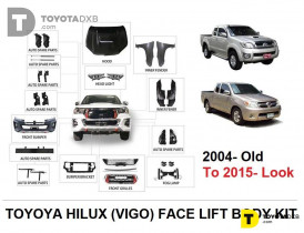 Toyota HILUX VIGO Conversion Body Kit 2004- To 2015- Face Lift