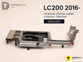 Genuine Interior Center Lower Console Trim Pad BEIGE