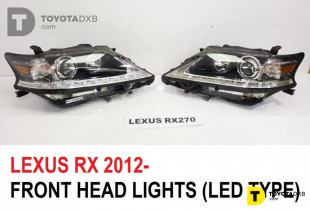 Front Head Lights LED Type 2012-