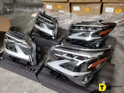 Lexus GX460 2013-2021 Front Head Lights Set 2020 Look (4) Lexus GX460 2013-2021 Front Head Lights Set 2020 Look (4)
