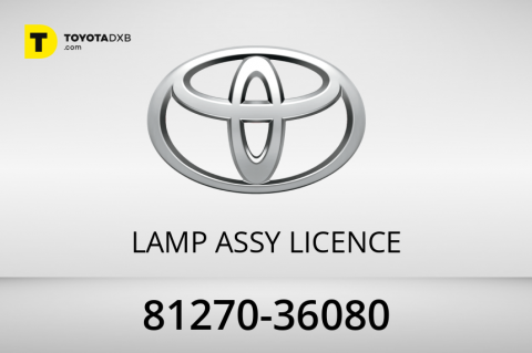 Toyota LAMP ASSY  LICENCE