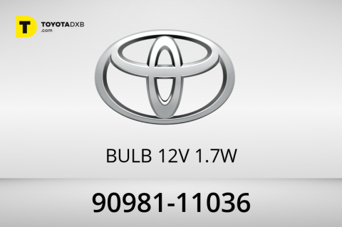 Toyota BULB 12V 1.7W