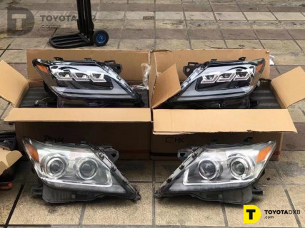 Lexus LX570 2008-2015 Front Head Lights 2016 Look LED Type (2)