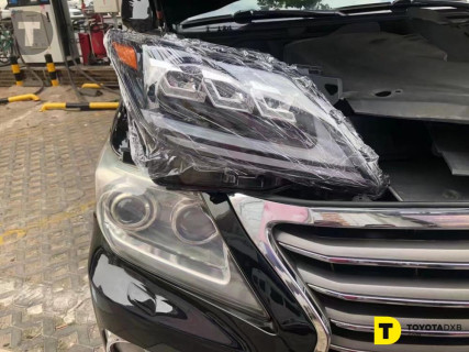 Lexus LX570 2008-2015 Front Head Lights 2016 Look LED Type (4)