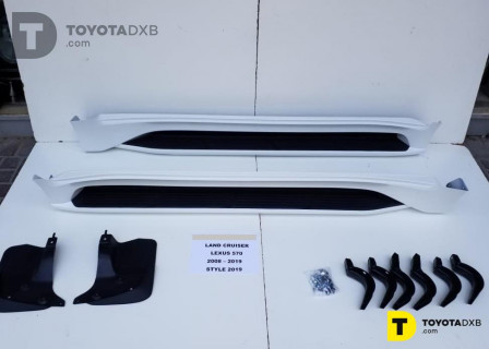 Toyota LAND CRUISER FJ200 2008- Side Steps Lexus LX 2019-2021 Style