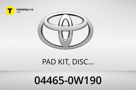 Toyota PAD KIT, DISC BRAKE