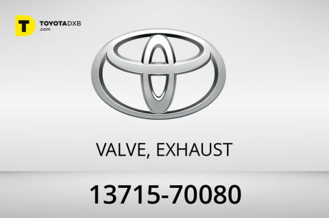 Toyota VALVE, EXHAUST