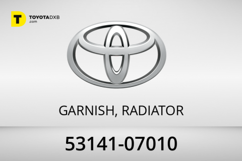 Toyota GARNISH, RADIATOR