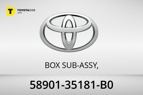 58901-35181-B0 BOX SUB-ASSY, for Toyota