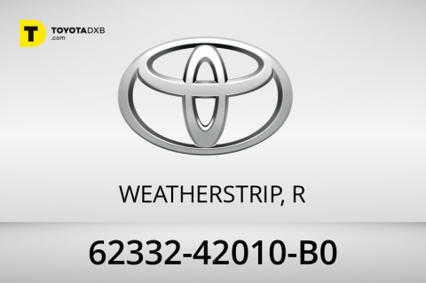 Toyota WEATHERSTRIP, R