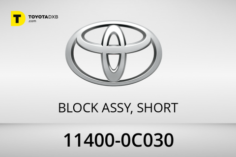 Toyota BLOCK ASSY, SHORT