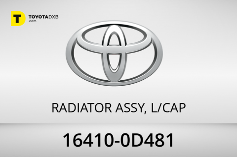 Toyota RADIATOR ASSY, L/CAP
