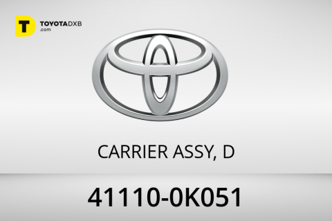Toyota CARRIER ASSY, D Toyota CARRIER ASSY, D