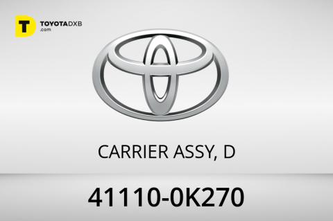 Toyota CARRIER ASSY, D Toyota CARRIER ASSY, D
