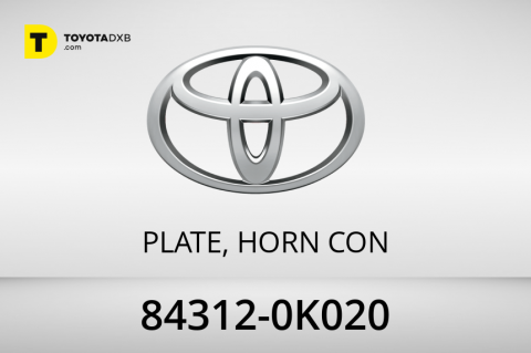 Toyota PLATE, HORN CON