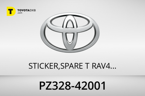 Toyota STICKER,SPARE T RAV4 5D