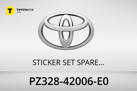 Toyota STICKER SET SPARE TIRE COVERGOLD -RAV4