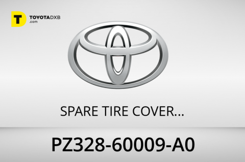 Toyota SPARE TIRE COVER HARD - WHITE - LC100