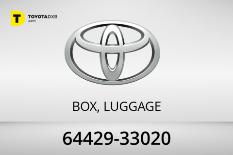 Toyota BOX, LUGGAGE