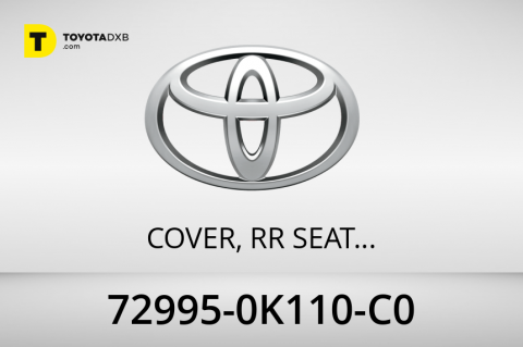 Toyota COVER, RR SEAT CUSHI