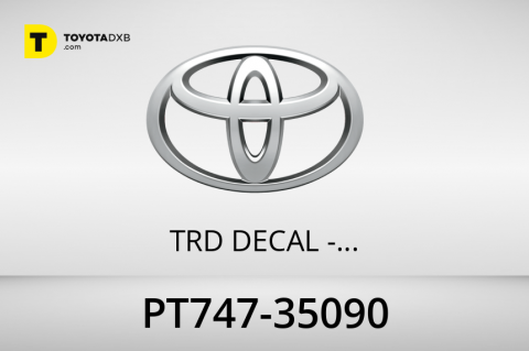 Toyota TRD DECAL - FJ CRUISER