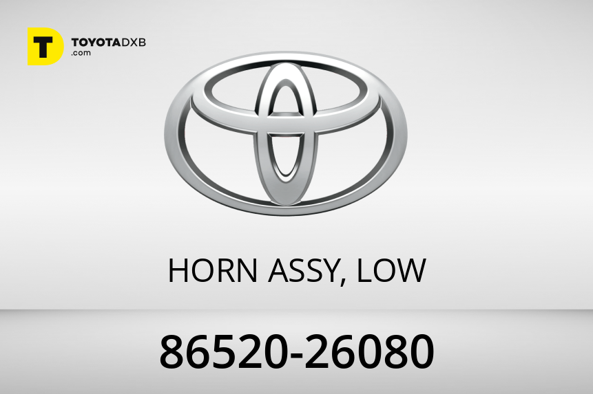 86520-26080 HORN ASSY, LOW for Toyota